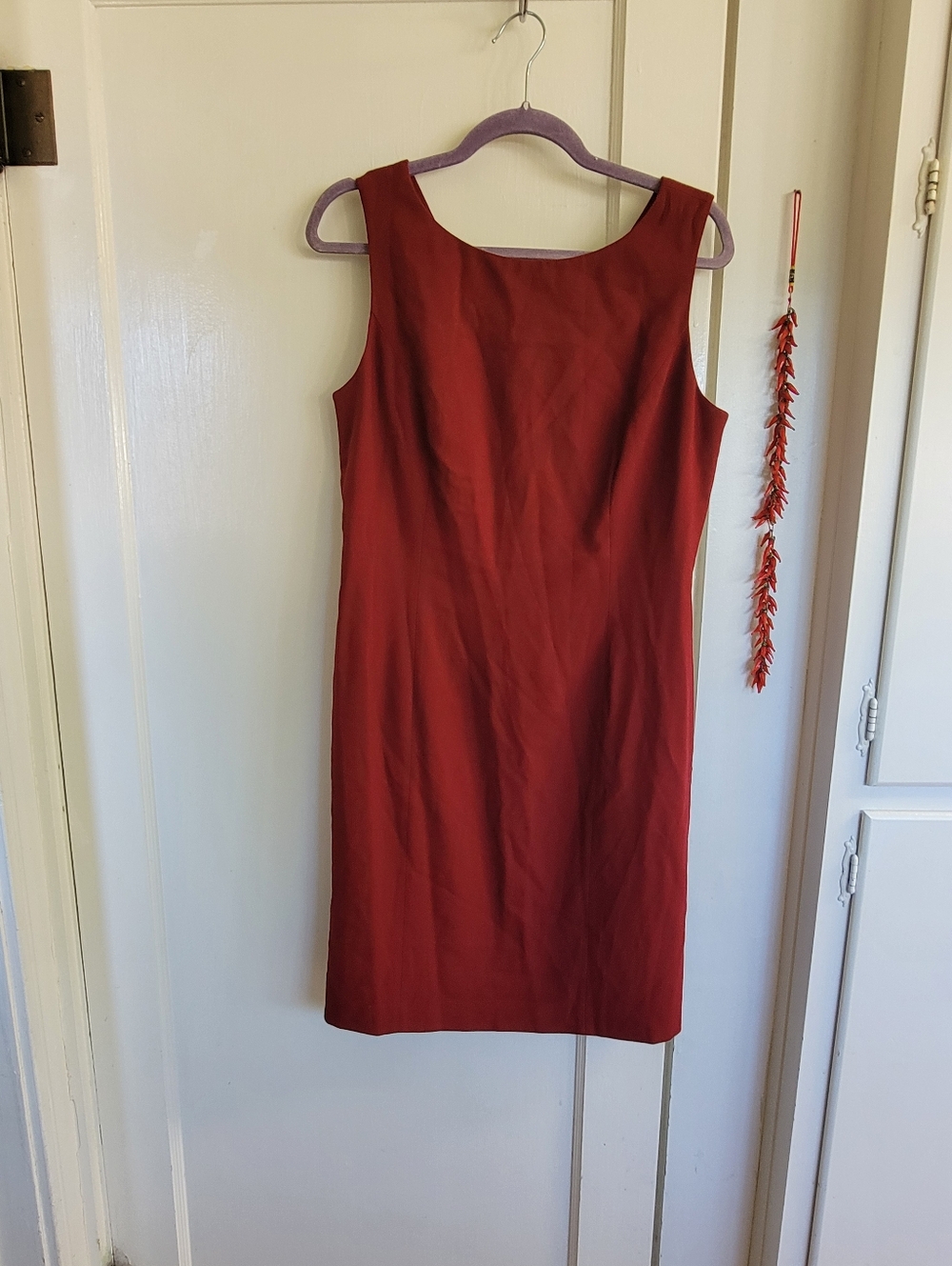 Preview Collection Sleeveless Red Sheath Dress